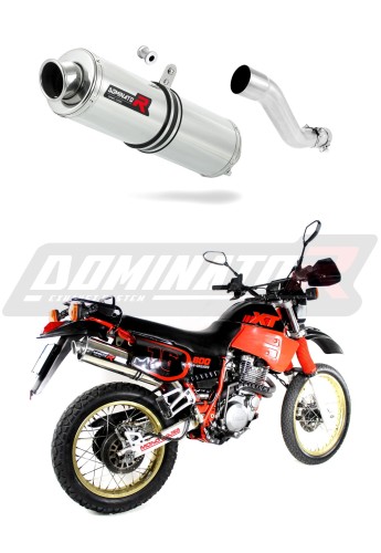výfuk tlumič výfuku DOMINATOR kulatý pasuje na motocykl Yamaha XT 600 1987   1989 5