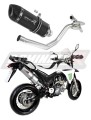 Yamaha XT 660 X 2004 - 2015 VÝFUK kolektor svody kompletní systém tlumič výfuku sportovní tlumič výfuk HP1 BLACK Dominator Exhaust System x