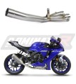 decat středový tlumič výfuku DOMINATOR Mid Pipe pasuje na motocykl YZF R1 1000 2017   2019 7
