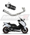 Yamaha XP 530 T-MAX 2012 -2016 Kompletní výfukový systém tlumič výfuk sportovní výfuk svod potrubí výfuk tlumič GP1 BLACK DOMINATOR x