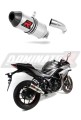 YZF-R3 300 VÝFUK Yamaha Tlumič Sportovní výfuk Karbonová koncovka HP3 2015 - 2017 DOMINATOR x