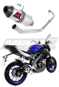 Yamaha MT 125 2014 - 2019 Kompletní systém Svod výfuk Tlumič HP3 + dB killer medium