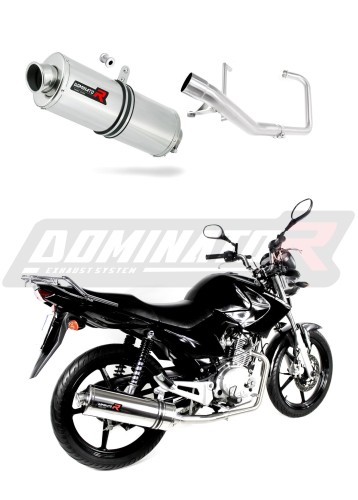 YBR 125 VÝFUK Yamaha tlumič Auspuff sportovní výfuk Silencer Echappement Silencieux Scarico Scarichi Escape výfuk tlumič OVAL 2009 - 2018 DOMINATOR x