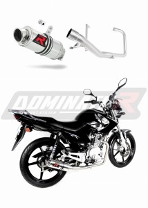 Yamaha YBR 125 2009 - 2018 Kompletní systém Výfukový kolektor Tlumič GP1 + dB killer medium