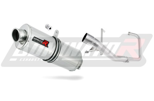 YBR 125 VÝFUK Yamaha tlumič výfuku sportovní výfuk koncovka výfuku tlumič OVAL 2000 - 2008 DOMINATOR x
