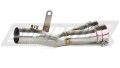 Výfuk YZF R6 YAMAHA Eliminátor katalyzátoru Katalyzátor Linkpipe Decat Downpipe 2017 - 2020 DOMINATOR x