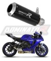 Yamaha YZF R1 R1M 1000 RN65 2020 - 2022 VÝFUK Tlumič Sportovní výfuk Tlumič výfuku GP BLACK DOMINATOR EXHAUST SYSTEM x