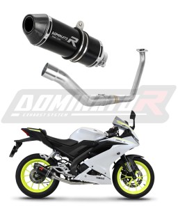 Yamaha YZF R125 2019 - 2020 Kompletní systém Svod Výfuk Tlumič HP3 BLACK + dB killer medium