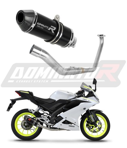 Yamaha YZF R125 2019 -2021 Kompletní výfukový systém Tlumič Výfuk Sportovní výfuk Tlumič Výfuk Tlumič Výfuk Výfuky Výfuk Svod Potrubí Výfuk Tlumič GP 