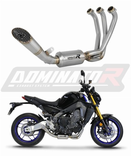 Yamaha MT 09 2021 - 2022 kompletní výfukový systém tlumič sportovní výfuk tlumič sběrač potrubí GP3 Low Level DOMINATOR x