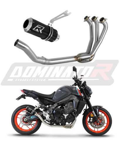 Yamaha MT 09 2021 - 2023 Full system Kolektor wydech Tłumik GP BLACK + dB killer medium