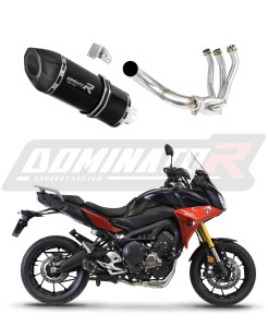 Yamaha MT 09 TRACER 900 2015 - 2020 Kompletní systém Svod Výfuk Tlumič HP5 BLACK + dB killer medium