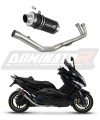 Yamaha T-MAX 500 Kompletní výfukový systém Tlumič Výfuk Sportovní výfuk Svod Kolektor GP1 BLACK DOMINATOR x