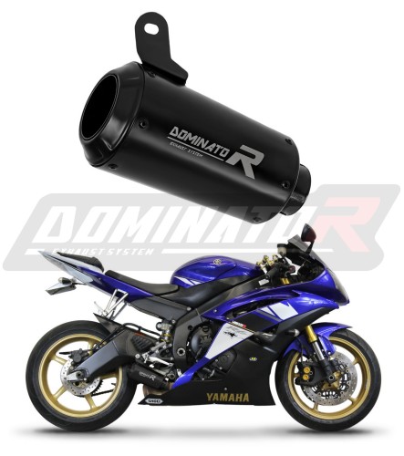 výfuk tlumič výfuku DOMINATOR GPS černý pasuje na motocykl Yamaha YZF R6 2006   2016 6