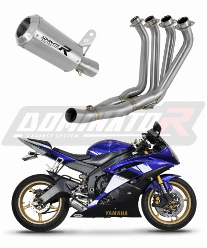 Yamaha YZF R6 2006 - 2016 VÝFUK Svody Kompletní systém Tlumič Výfuk Sportovní výfuk Tlumič Výfuk GPS Výfukový systém Dominator x
