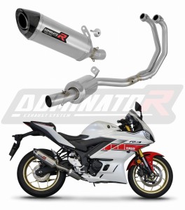 Yamaha YZF-R3 2019 - 2024 Kompletní výfukový systém EX Svod výfuku Tlumič HP8 + dB killer medium
