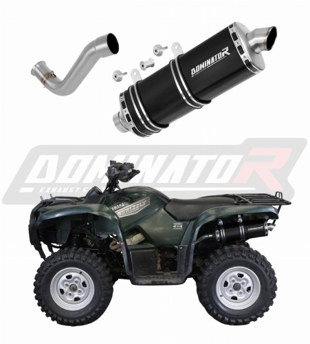 výfuk tlumič výfuku DOMINATOR P7 černý pasuje na motocykl Yamaha YFM 700 GRIZZLY 2007   2015 8