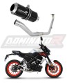 Yamaha MT 125 2021 - 2022 VÝFUK Svod Sběrné potrubí Kompletní systém Tlumič Sportovní výfuk GP BLACK Dominator Exhaust System x