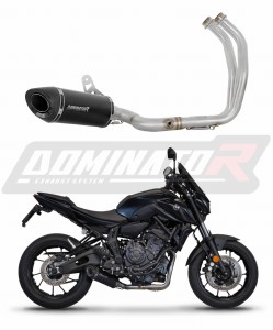 Yamaha MT 07 2021 - 2024 Kompletní systém Svod výfuk Tlumič HP8 BLACK + dB killer