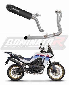 Honda XL 750 TRANSALP 2023 Kompletní systém Svod Výfuk Tlumič MX2 BLACK + dB killer