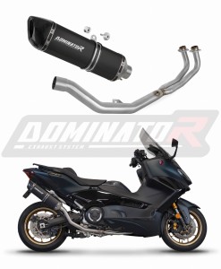 Yamaha XP 560 T-MAX 2020 - 2024 Kompletní systém Svod výfuk Tlumič HP6 BLACK + dB killer