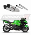 KAWASAKI ZZR 1400 2012 - 2023 VÝFUK Tlumič výfuk sportovní výfuk tlumič výfuk tlumič výfuk výfuky výfuk výfuk tlumič HP5 Dominator Exhaust System x