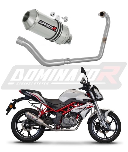 kompletní výfukový systém s tlumičem DOMINATOR Full System OV G2 pasuje na motocykl Benelli BN 125 2018   2023 6
