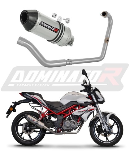 kompletní výfukový systém s tlumičem DOMINATOR Full System HP3 pasuje na motocykl Benelli BN 125 2018   2023 6