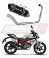 kompletní výfukový systém s tlumičem DOMINATOR Full System HP3 černý pasuje na motocykl Benelli BN 125 2018   2023 6
