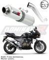 výfuk tlumič výfuku DOMINATOR homologovaný kulatý pasuje na motocykl Kawasaki Z750 2004   2006 6