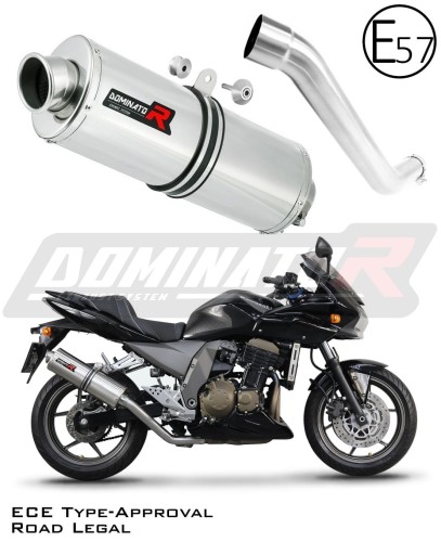 výfuk tlumič výfuku DOMINATOR homologovaný OV pasuje na motocykl Kawasaki Z750 2004   2006 6
