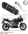 Kawasaki Z750 2004 - 2006 Motocyklový homologovaný silniční tlumič výfuku sportovní výfukový systém HP1 BLACK Dominator x