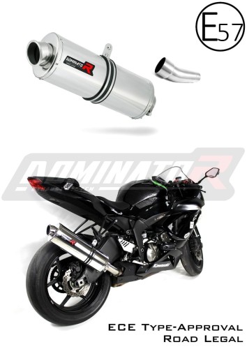 výfuk tlumič výfuku DOMINATOR homologovaný OV pasuje na motocykl Kawasaki ZX6R 636 2009   2020 5