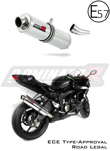 Kawasaki ZX6R 636 2009 - 2016 Motocyklový výfuk s homologací EU silniční tlumič sportovní výfuk tlumiče ST Dominator Exhaust System x
