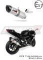 exhaust muffler DOMINATOR homologated road legal HP1 fits the motorcycle Kawasaki ZX6R 636 2009   2020 5