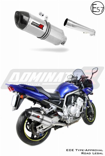 výfuk tlumič výfuku DOMINATOR homologovaný HP1 pasuje na motocykl Yamaha FZS FAZER 1000 2001   2005 5