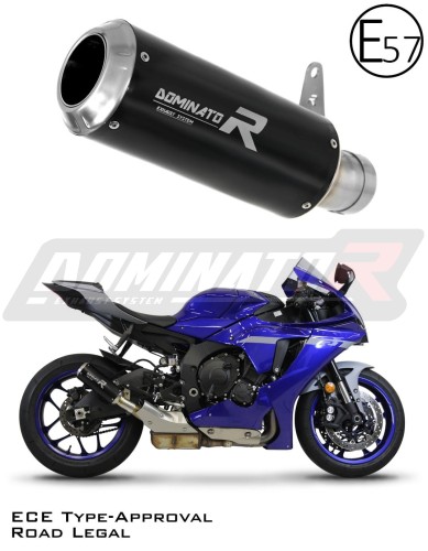 Yamaha YZF R1 1000 RN65 2020 - 2022 Motocyklový EU homologovaný silniční tlumič výfuku sportovní výfuk tlumič výfukový systém GP BLACK Dominator x