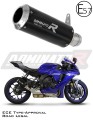 Yamaha YZF R1 1000 RN49 2017 - 2019 Motocyklový výfuk s homologací EU tlumič sportovní výfuk tlumič výfuku GP BLACK Dominator Exhaust System x