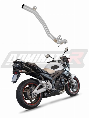 decat středový tlumič výfuku DOMINATOR Mid Pipe pasuje na motocykl GSR 600 2006   2011