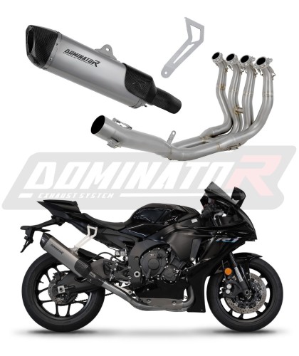 kompletní výfukový systém s tlumičem DOMINATOR titanový Full System HP6 pasuje na motocykl YZF R1 1000 RN49 2017   2019 6