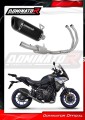 kompletní výfukový systém s tlumičem DOMINATOR Full System HP6 černý pasuje na motocykl Yamaha Tracer 7 / GT 2020   2024 2