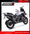 BMW R1250GS 2018 - 2020 EXHAUST Muffler Auspuff Sportauspuff Silencer Echappement Silencieux Scarico Scarichi Escape Wydech Tłumik HP7 BLACK Dominator Exhaust System EU Approved Homologacja 2