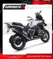 exhaust muffler DOMINATOR homologated road legal BLACK P7 fits to BMW R1200GS Adventure 2013  2018 3
