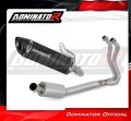 complete exhaust system with muffler DOMINATOR Full System HP8 BLACK fits to Kawasaki Z400 2018  2023 2