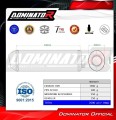 Suzuki SV 650 S 2003 - 2015 EXHAUST Muffler Auspuff Sportauspuff Silencer Echappement Silencieux Scarico Scarichi Escape Wydech Tłumik OVR Dominator Exhaust System 1