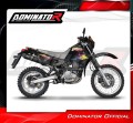 výfuk tlumič výfuku DOMINATOR MX2 černý pasuje na motocykl Suzuki DR 650 R / RU / S 1990   1995 4