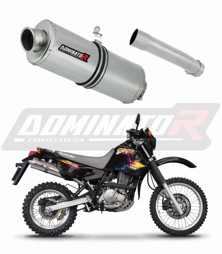 výfuk tlumič výfuku DOMINATOR oválný pasuje na motocykl Suzuki DR 650 R / RU / S 1990   1995