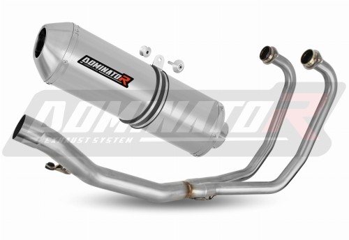 kompletní výfukový systém s tlumičem DOMINATOR Full System OVR pasuje na motocykl Suzuki GS 500E 1989   2009