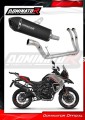 kompletní výfukový systém s tlumičem DOMINATOR Full System HP7 černý pasuje na motocykl Benelli TRK 702 / TRK 702X 2023   2024