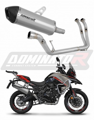 kompletní výfukový systém s tlumičem DOMINATOR Full System titanový HP7 pasuje na motocykl Benelli TRK 702 / TRK 702X 2023   2024 5